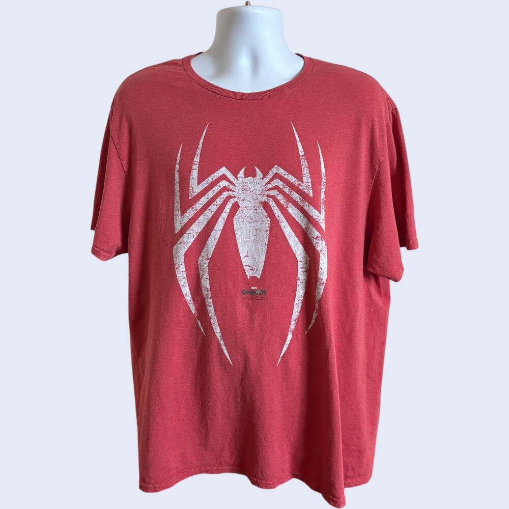 Marvel XL Streetwear Graphic Tee Heather Red Regular